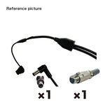 Power Tap Male to XLR Female/DC Jack Male Splitter Cable CABLE-MXWL-2