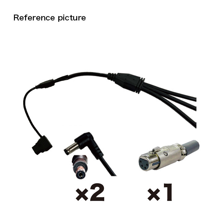 Power Tapオス - XLRメス/DCジャックオス 分岐ケーブル CABLE-MXWL-3