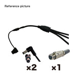 Power Tap Male to XLR Female/DC Jack Male Splitter Cable CABLE-MXWL-3