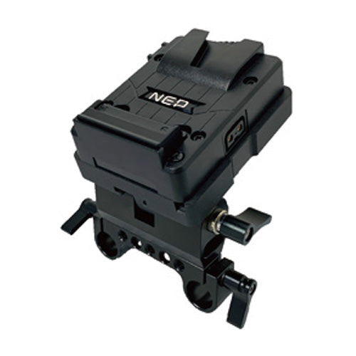 Gp Rods Micro V-mount Plate with 15mm Rod clamp GP-S-micro-15ROD – NEP Inc.
